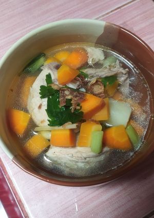 Foto resep Sop ayam klaten pak min