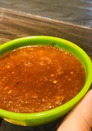 A picture of Momo chutney.