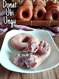 Foto resep Donat Ubi Ungu