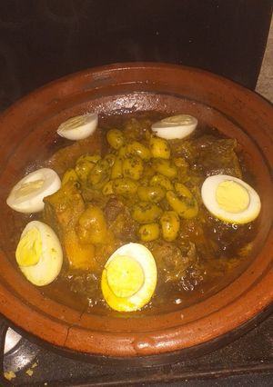 صورة لوصفة طاجين باللحم لذيذ جدا