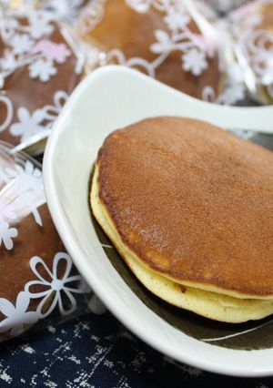 A picture of Dorayaki (with Pancake Mix).