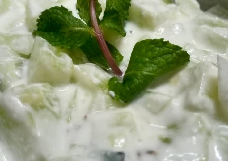 Simple Way to Make Favorite Cucumber Raita