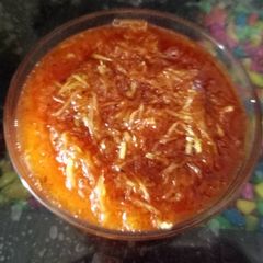 A picture of Mango lacchha chutney (chhunda).