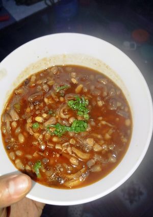 Hình của món Nấm rơm kho tiêu.
