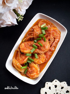 Foto resep Udang Saos Padang