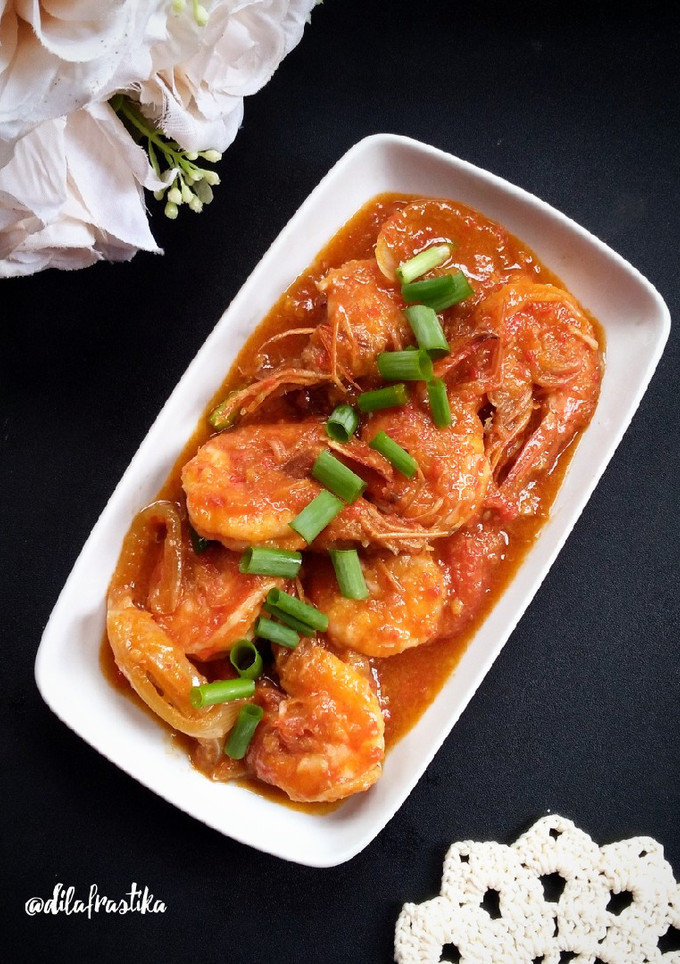 Foto resep Udang Saos Padang