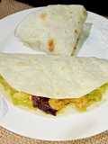 Happy Morning Wrap (Sarapan Western Fusion Dengan Tortilla Panggang Full Isian ala Najah)