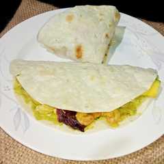 Happy Morning Wrap (Sarapan Western Fusion Dengan Tortilla Panggang Full Isian ala Najah)-レシピのメイン写真