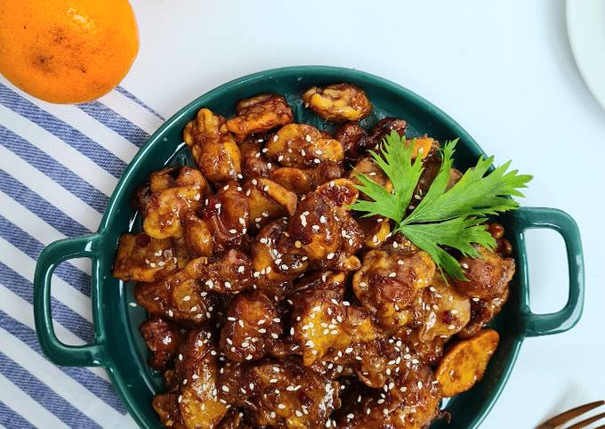 Orange Chicken (ayam saus jeruk)