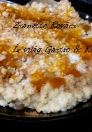 Édes kuszkusz Zsanette módra recept fotója