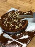 Tart with Panna Cotta, White Chocolate Namelaka Cream, and Cocoa