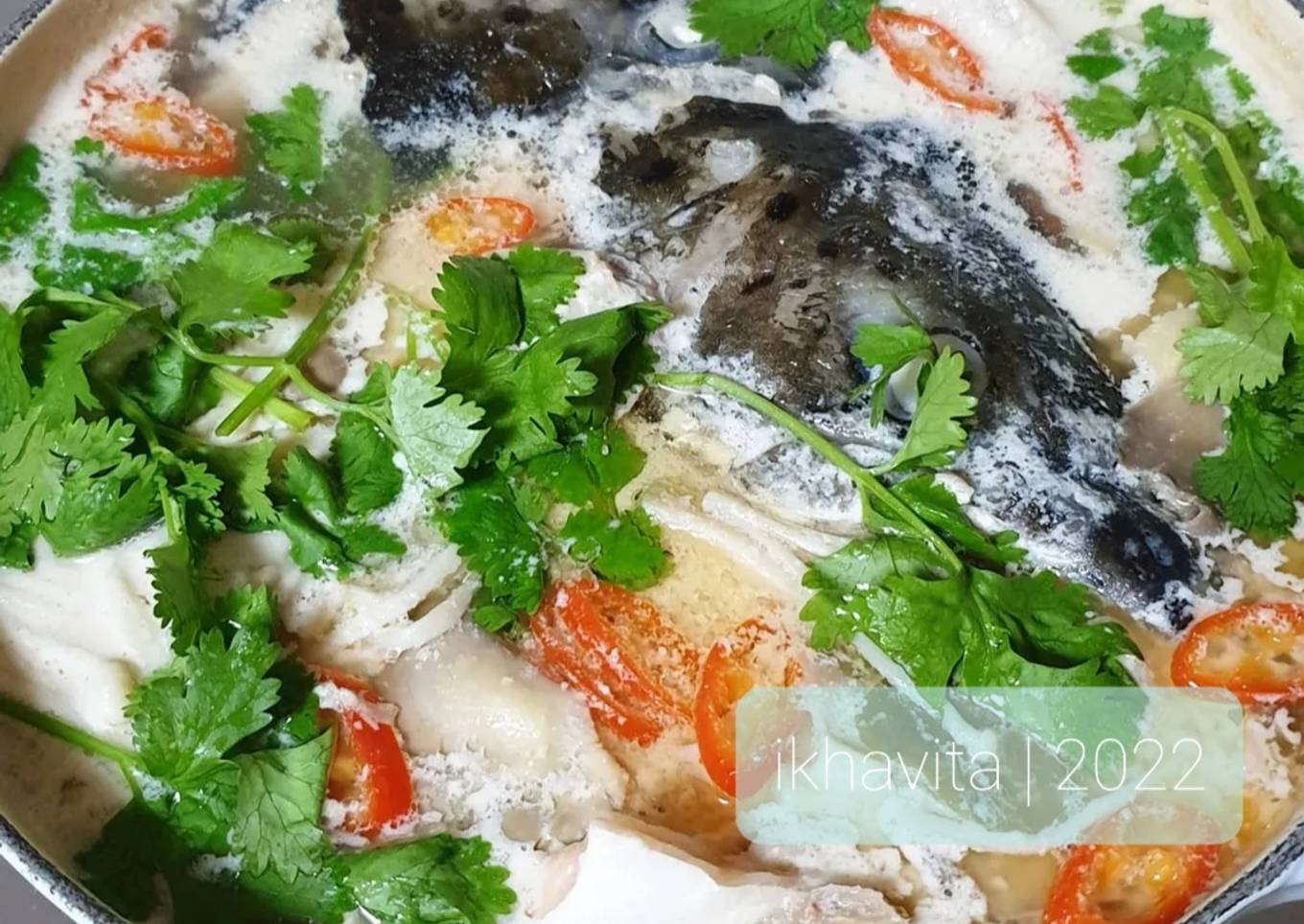 Thai Salmon Head Soup