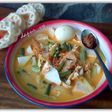 Ketupat SAYUR labu siam dg bumbu dasar