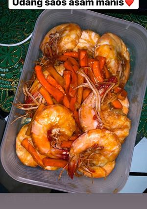 Foto resep Udang Asam Manis