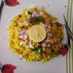 A picture of Kanda poha.