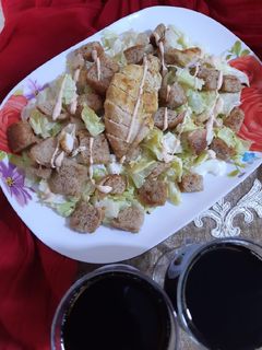 عکسی از دستور سالاد سزار