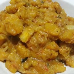 A picture of Plantain porriage.