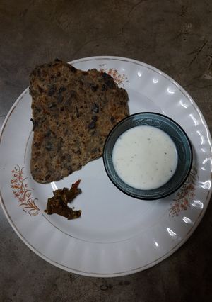 A picture of Drumstick leaves paratha.
