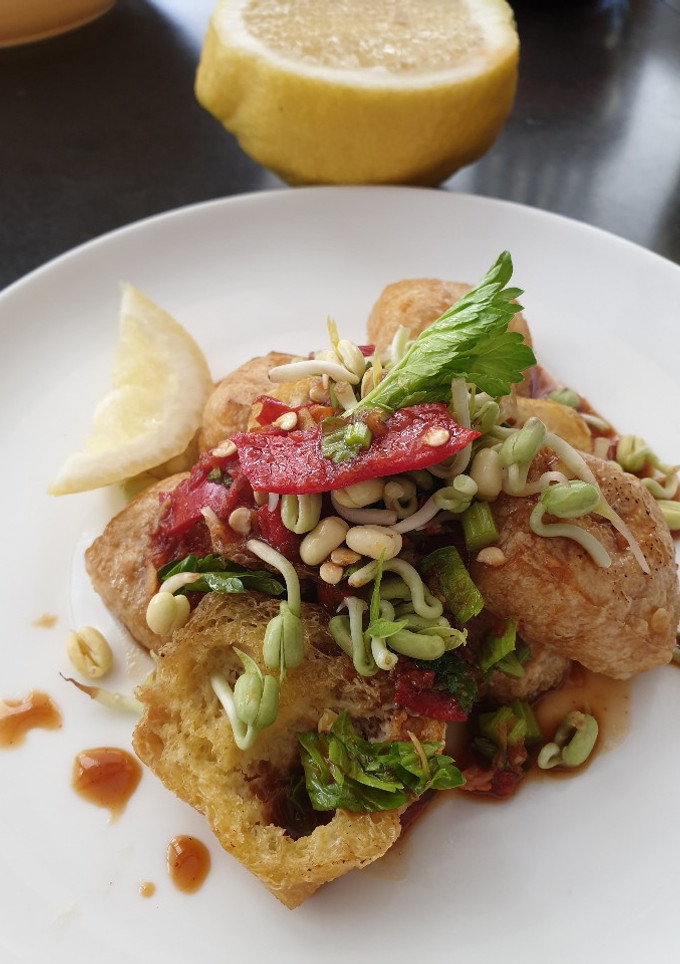 A picture of Tofu salad.