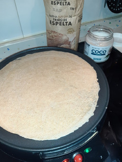 Una foto de Crêpes integrales fit