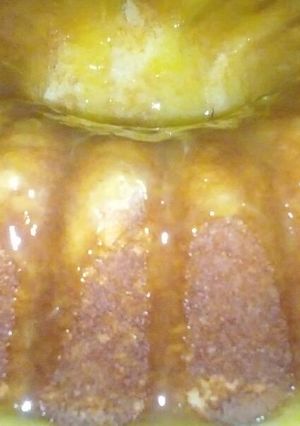 صورة لوصفة كيكة البرتقال مع صلصة الحمضيات😍