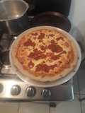 Pizza de harina integral
