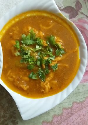 बेसन गुठला करी (besan guthla curry recipe in Hindi) रेसिपी मुख्य फोटो