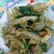Ikan asin tawar lombok ijo