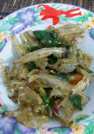 Foto resep Ikan asin tawar lombok ijo