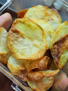 Una foto de Chips de papas en air fryer!