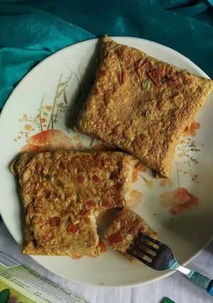 A picture of Bread omelet.