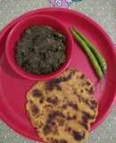 Sarso ka saag with makki ki roti