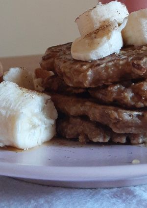 Φωτογραφία της συνταγής Υγιεινά pancakes βρώμης
