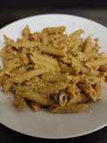 Pasta al chipotle y cilantro con atún