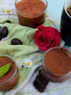 Une photo de Mousse au chocolat a l'aquafaba