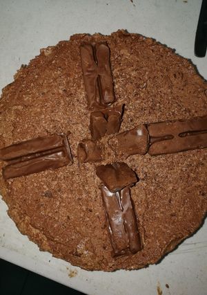 Una foto de Tarta de Kit Kat