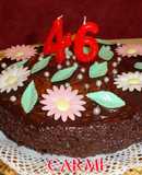 Tarta de almendras y chocolate sin gluten
