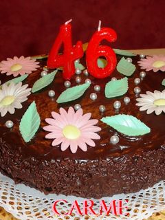Una foto de Tarta de almendras y chocolate sin gluten