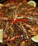 Arroz negro con marisco