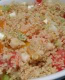 Ensalada vegetariana con quinoa