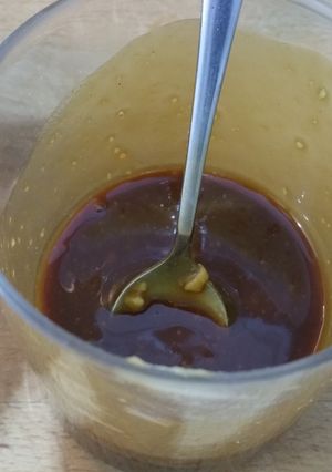 Una foto de Salsa para verduras al wok
