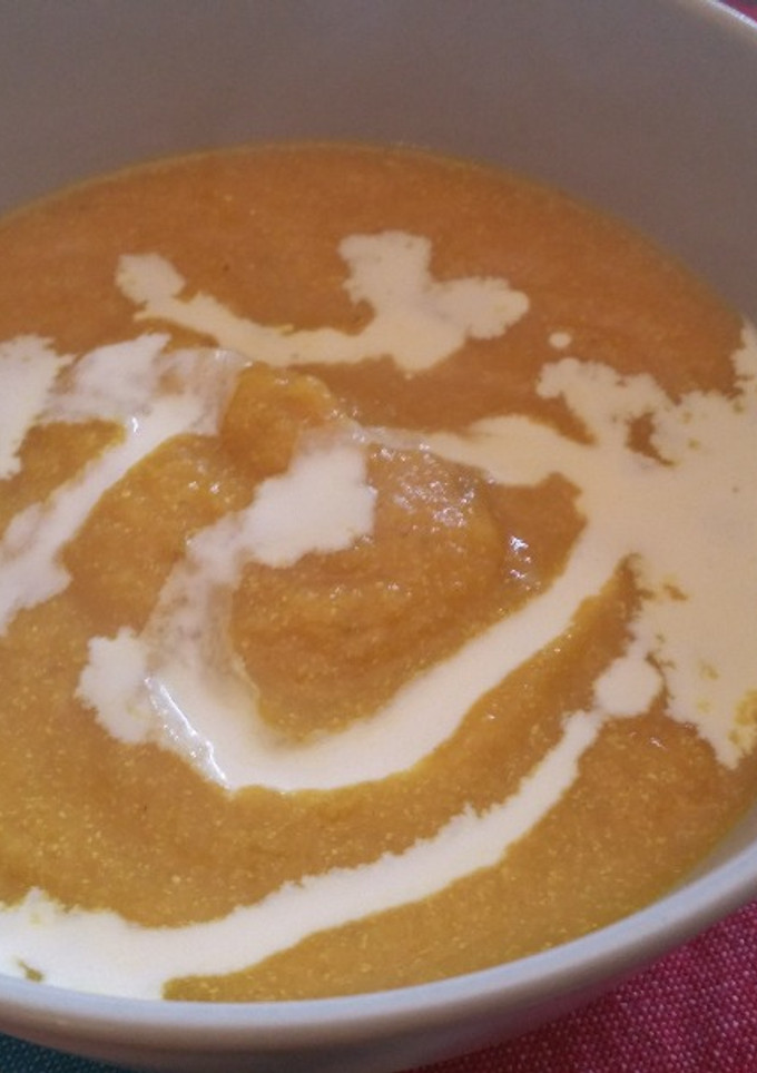 Una foto de Puré de verduras dulce, especiado y especial
