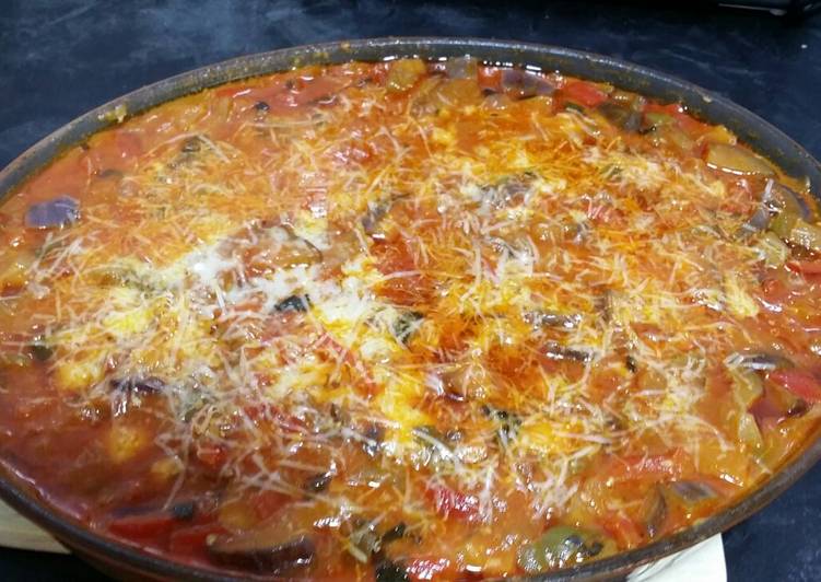 Lasaña vegetariana de calabacín