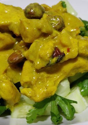 Una foto de Pollo al curry light