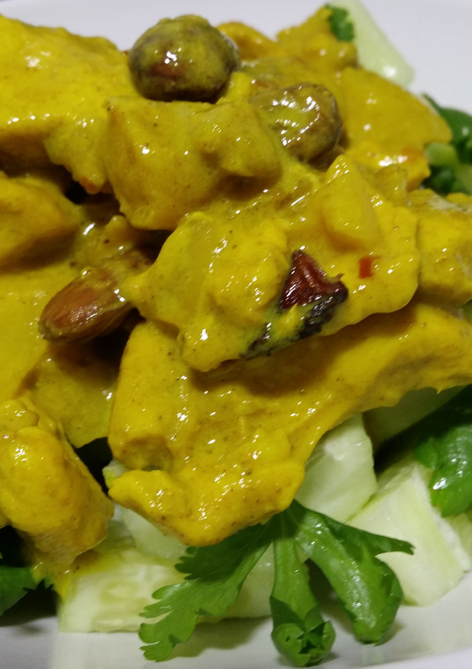 Una foto de Pollo al curry light