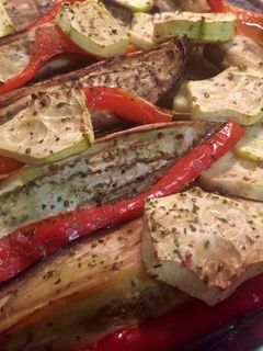 Una foto de Verduras al horno light fáciles y rápidas