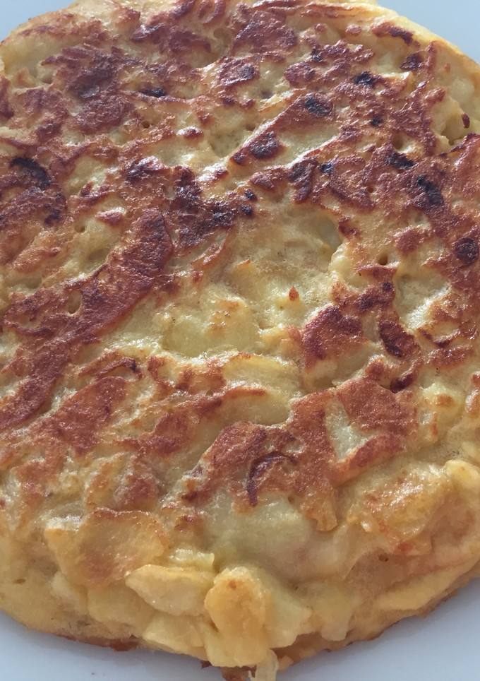 Una foto de Tortilla de patata con cebolla