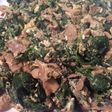 Espinacas con setas y huevo
