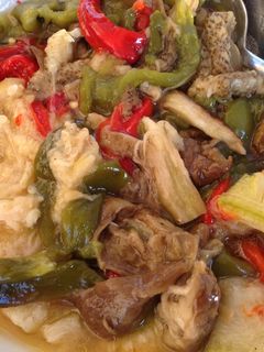 Una foto de Ensalada de pimientos asados