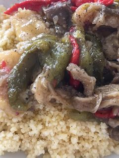 Una foto de Cous cous con escalivada para tupper
